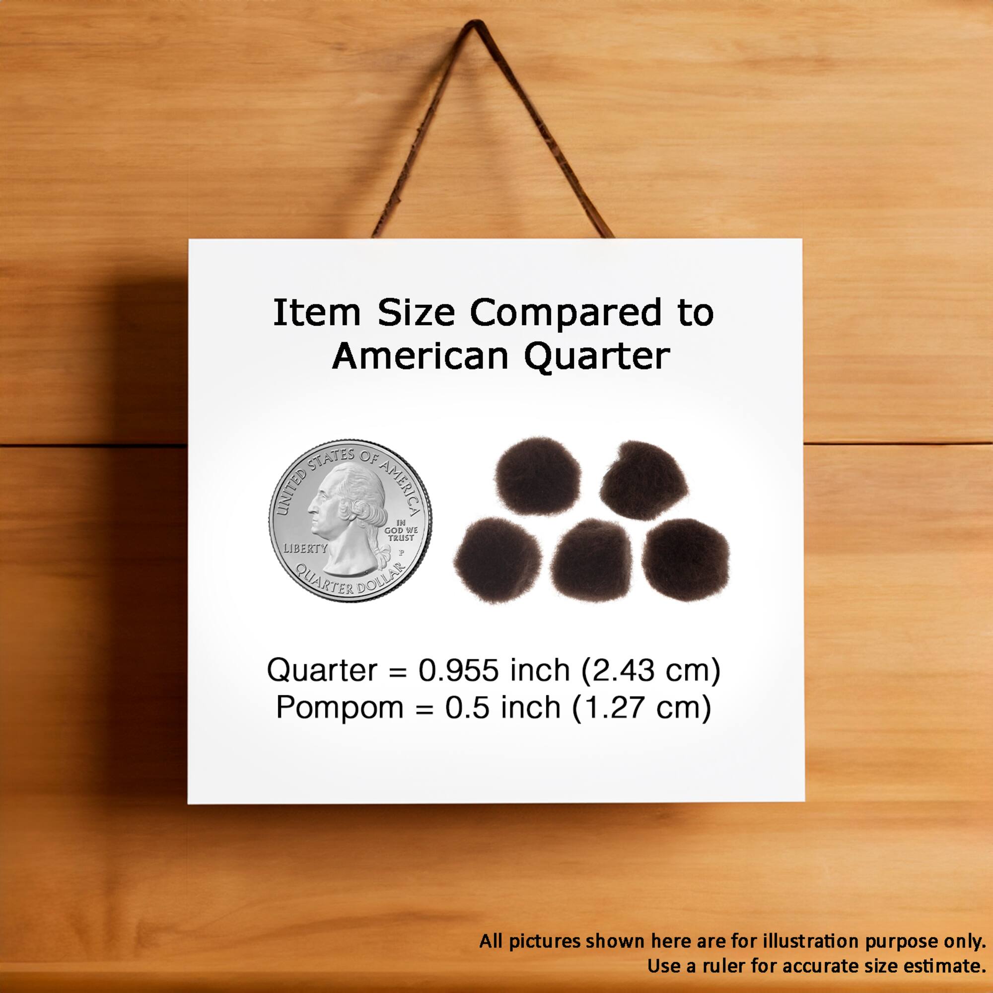 John Bead 1/2" Pom Poms